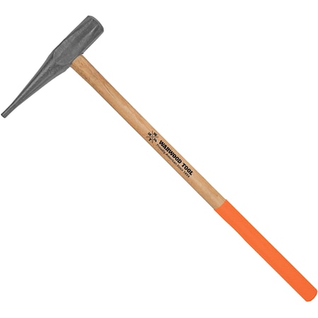 Warwood Tool 1116 Grade B Round Track Punch, 34 Hickory Safety Grip Handle 21912